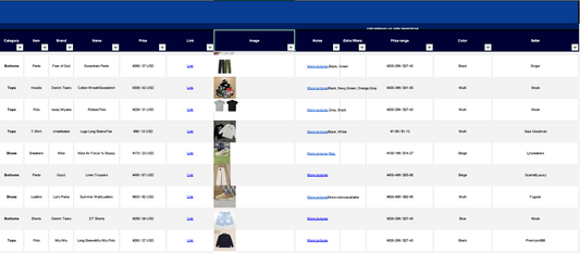 CLOTHING SUPPLIER